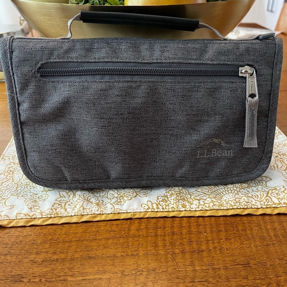 L.L. Bean Charcoal Travel Organizer